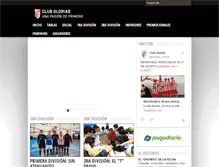 Tablet Screenshot of clubglorias.com